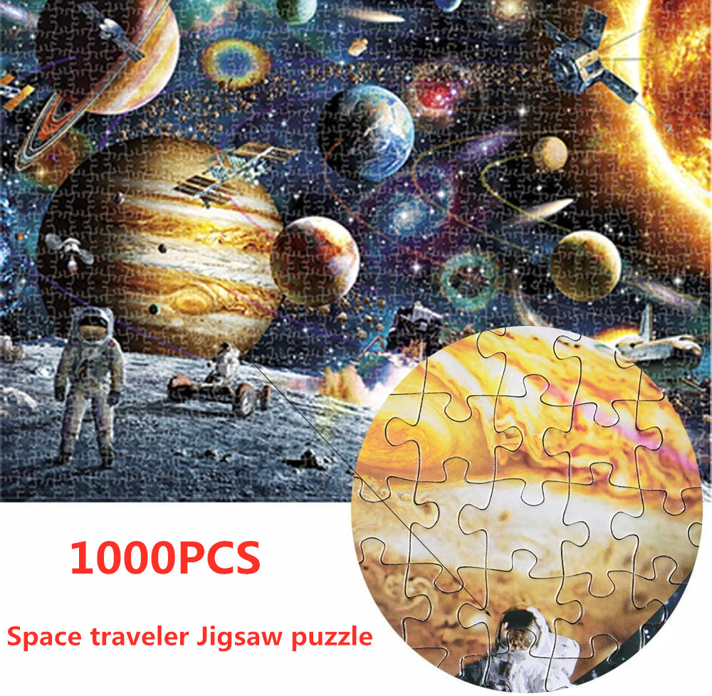 1000 Piece Puzzles Space Puzzles DIY Jigsaw Puzzles for Adults Kids