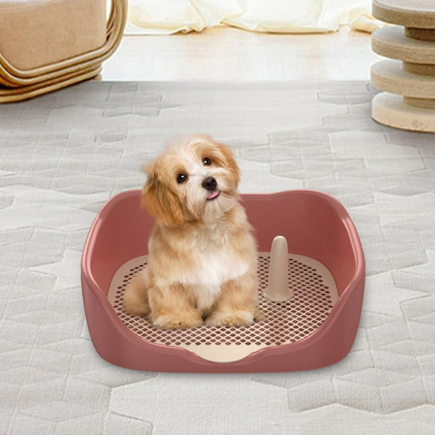 Xuanheng Dog Toilet Pet Pee Toilet Indoor Potty Tray Indoor Puppy Training Potty Tray Red Medium Walmart