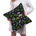 thumbnail image 6 of Bingfone Space Rockets Linen Throw Pillow Covers Cushion Case Pocket Button Vintage Farmhouse Pillowcase-16"x16", 6 of 9