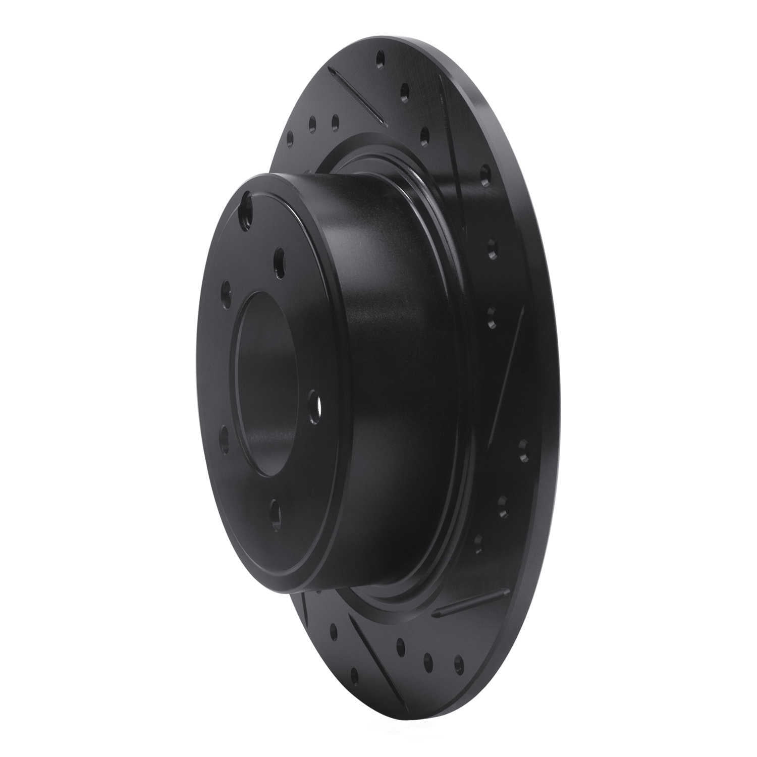 Dynamic Friction Company 633-39024R DFC Brake Rotor - Drilled And Slotted - Black