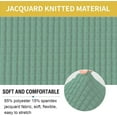 thumbnail image 2 of Housse de Pouf Rectangulaire, Housse Extensible pour Ottoman Housses de Rangement Pliantes pour Ottoman Rectangulaire et Carré Lavable en Machine (Vert Petit), 2 of 7