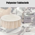 thumbnail image 4 of Round Tablecloths Tablecloth Decoration Picnic Cloth Rectangular Party Picnic Dinner Decoration Tablecloth PVC Material 3 Sizes To Choose From, 4 of 7