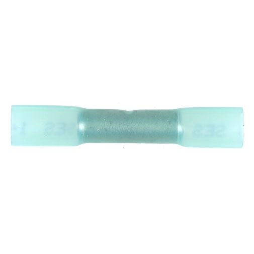Auveco # 19259 Krimp And Seal Butt Connector 16-14 Gauge Blue. Qty 25.