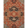 thumbnail image 2 of Pasargad Home PB-5B 9X9 8 ft. 8 in. x 9 ft. 2 in. Serapi Hand Knotted Wool Rust Area Rug, Rust, 2 of 3