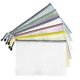 thumbnail image 1 of Plastic mesh zipper bag (black, 12-pack), water-repellent, school supplies, 1 of 4