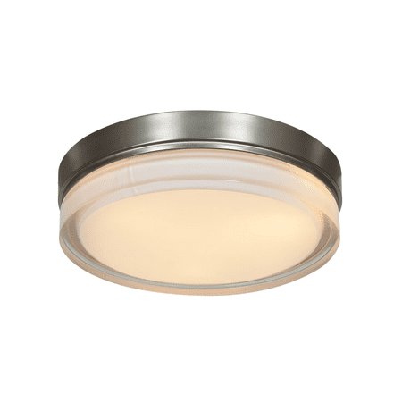 

Flush Mounts 1 Light Fixtures With Brushed Steel Finish Metal Material Module Type 3 15 Watts