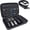 Black, variant on Grey Hard Travel Makeup Case for Barber and Hair Clipper Supplies