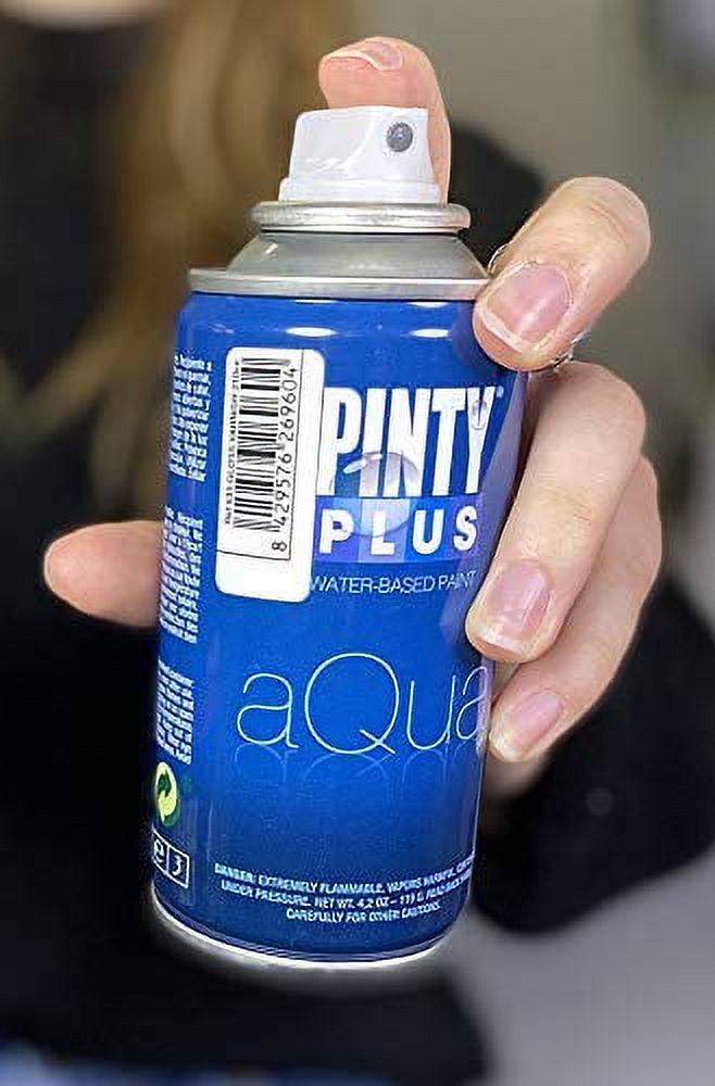 Pintyplus Aqua Spray Paint - Art Set of 8 Water Based 4.2oz Mini Spray  Paint Cans. Ultra Matte Finish. Perfect For Arts & Crafts. Spray Paint Set