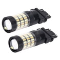 thumbnail image 4 of 2 Piezas 3157-4014-60SMD led lámpara De Señal De Bombillas de lámpara De Conducción Ámbar + Yotijar Bombilla de marcha atrás de 60LED, 4 of 6