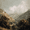 Mountain Valley Landscape, variant on UXIEQU Vintage Rose Landscape Canvas Wall Art Print 15.75x11.81 Inches