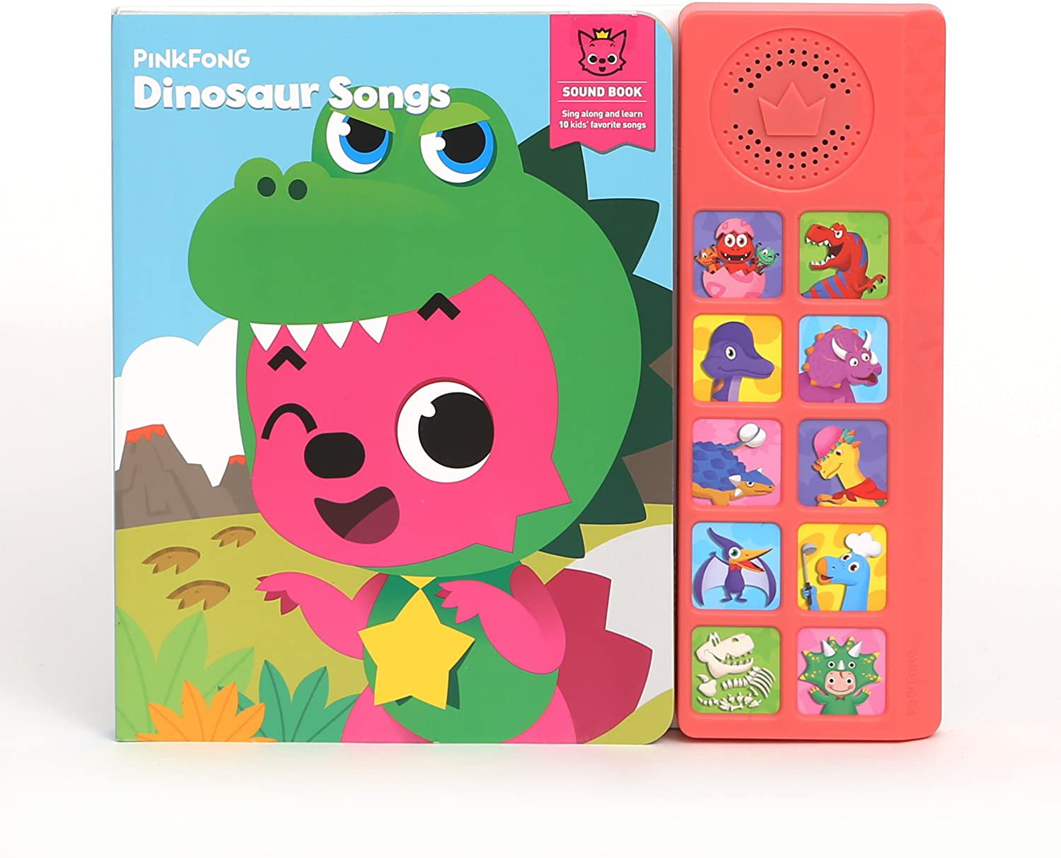 Blue/Yellow 8.7 x 7.8 Pinkfong Children'S Baby Shark Sound Book 