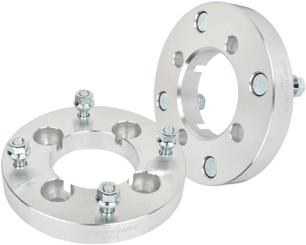 ANGLEWIDE 4PCS 4 Lug Wheel Spacers Adapters 4x110 to 4x137 10x1.25 74 1 Compatible with for Honda Rancher 420 Suzuki Eiger 400 Suzuki King Quad 400 Suzuki King Quad 700 