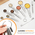 thumbnail image 3 of 11juego De Cucharas Medidora De Acero Inoxidable Caja Regalo Xtelar Plateado, 3 of 3