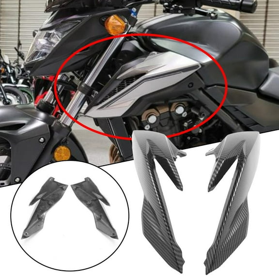 Carbon Fiber Front Side Tank Air Vent Upper Fairing For hodna CB500F 2016-2018