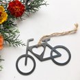 thumbnail image 4 of Adornos navideños de bicicleta Homerr, colgantes de metal para decoración navideña, cuerda colgante, escultura clásica de bicicleta, 4 of 8