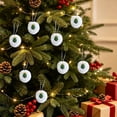 thumbnail image 4 of Dalxymotic Christmas Hanging Ornament Set, Faux Hanging Ball Decorations, Mini Santa Snowman Cute Baubles, Christmas Hanging Ornament for Tree, Wreath, Mantel, Home, Indoor, 4 of 7