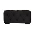 thumbnail image 5 of American Home Classic Jasper 17" Rectangular Fabric Ottoman in Black, 5 of 7