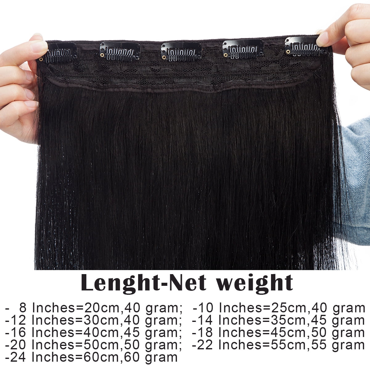 SEGO Clip in Hair Extensions Human Hair 3/4 Full Head 100% Real Remy Thick Hair Extensions Silky Straight Balayage Blonde Hair Pieces