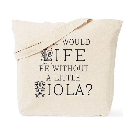 CafePress - Viola Music Orchestra Tote Bag - Unisex Canvas Tote Bag, Beige, 1-Piece