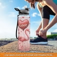 thumbnail image 6 of BZSMCE Sport Bottle Love in Flight Outdoor sports Water Bottle Size: 10.4x3in, 6 of 7