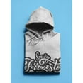 thumbnail image 3 of Buon Ferragosto Curvy Text Hoodie Women -Image by Shutterstock, Female 5X-Large, 3 of 4