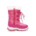thumbnail image 2 of DREAM PAIRS Kids Boys Girls Slip Resistant Faux Fur-Lined Knee High Winter Snow Boots NORDIC FUCHSIA Size 10, 2 of 5