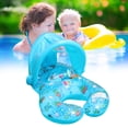 thumbnail image 2 of Aro Salvavidas PVC para Piscina Lisa Círculo Natación para Fiesta en La Playa FLhrweasw Azul, 2 of 7
