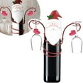 thumbnail image 4 of Holiday Wine Bottle Glass Holders Countertop Christmas Wine Rack Bar Table Desktop Decorations Kitchen Home Wine Bottle Wine Glass Holder, 4 of 8
