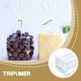 thumbnail image 6 of Tripumer 100 Pcs Bottom Gusset Bags 6 x 9 inch Cellophane Treat Bags with Twist Ties Opp Treat Good Bags for Party Wrapping Food Storage Clear, 6 of 7