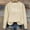 Beige, variant on Blue Womens Christmas Sweatshirts Women's Sweatshirts Relaxed Fit Pullover Comfy Crew Neck Holiday Sweatshirt