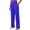 Blue, variant on adviicd Sweat Pants for Womens Women High Waisted Wide Leg Pants Summer Casual Flowy Pants Solid Beach Trousers S,Black