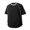 thumbnail image 1 of pstuiky camisetas de manga corta para hombre, Blusa deportiva informal de color liso para hombre, holgada, de manga corta y cuello redondo camisas casuales para hombre xxxl, 1 of 3