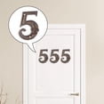thumbnail image 4 of Placa de Puerta de Dígitos con Efecto, Número de Dirección, Etiqueta, Números, Placa de Puerta para Habitación de Hotel Exterior, Cafetería , 5 C-5 Fernando Números de dirección, 4 of 8