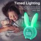 thumbnail image 2 of Reloj despertador Con luz para niños Yashi Conejito Verde, 2 of 5