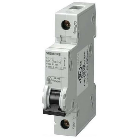 Siemens IEC Mini Circuit Breaker,20A,1P,240V 5SJ41206HG40