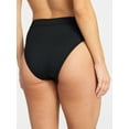 thumbnail image 4 of Time and Tru Women's and Women's Plus Size Compression Zipper Bikini Bottoms, Sizes XS-3X, 4 of 5