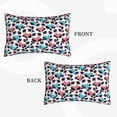 thumbnail image 2 of Pofeuu Heart Panda Print Polyester Microfiber Plush Pillowcases, Super Soft and Cozy Pillow Case Covers with Envelop Closure（Pillow core not included）-16"x24", 2 of 6