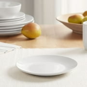 Mainstays Glazed White Round Stoneware Salad Plate, 7.5 in