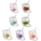 thumbnail image 1 of 5 colgantes de resina transparente con forma de taza de café, dijes de tazas de café, colgante de colores surtidos., 1 of 3