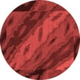thumbnail image 1 of Ahgly Company Indoor Round Animal Red Modern Area Rugs, 3' Round, 1 of 4