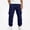 Navy, variant on SGFCWSX Boys Cargo Jogger Pants, Tapered Cuff Elastic Waist Casual Trousers with Pockets for Outdoor School Everyday Gray Size 9