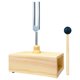 thumbnail image 1 of Diapasón de para meditación, de rendimiento, ideal para spa, y relajación. Instrumento de sonido con caja de resonancia de madera., 1 of 8
