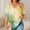 Yellow, variant on HOMBOM Womens Shirts Trendy Tunic Tops V Neck Casual Funny Short Sleeve Plus Size T Shirts for Women Graphic