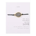 thumbnail image 1 of Fiudx Pulsera de Piedra Natural, Accesorio de Tarjeta de Papel Tejida, Joya Llamativa, Cadena Ajustable, Ideal para Bodas, Fiestas y Clubes, Estilo Elegante para Mujer, Regalo Único., 1 of 2