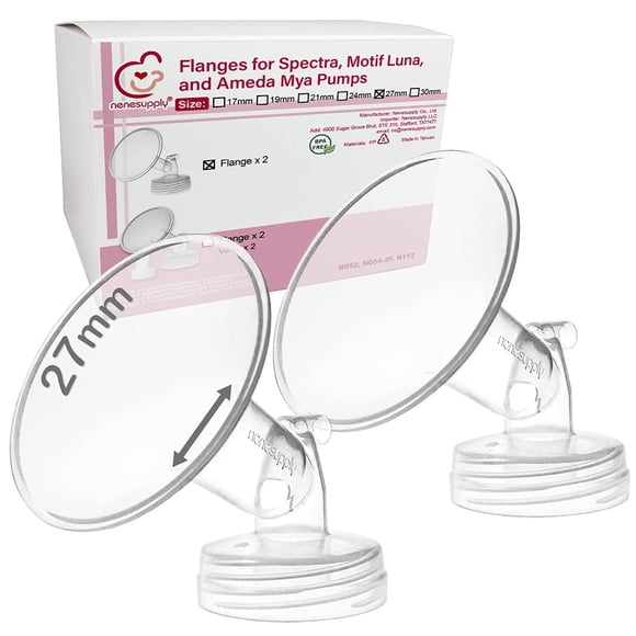 Bridas para extractor de leche Nenesupply, 27 mm de ancho, boca, 2 unidades