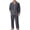 Dark Gray # Mens Pajamas Sets, variant on Vetsdori Mens Warm Fleece Pajamas Sets Comfy Long Sleeve Collar Button Shirts and Pants Homewear Pockets 2 Pieces Winter Cozy Plain Loungewear for Men Casual
