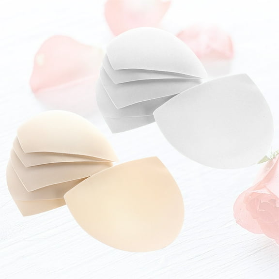 Minkissy Bra Inserts Pads for Push Up and Lift in Assorted Colors Made of Sponge for Lasting Use 6 Pairs