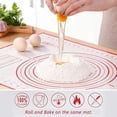 thumbnail image 2 of Non-Stick Silicone Pastry Mat with Measurements, 23.6''x15.7'', Dough Protector Rolling Mat, 2 of 5
