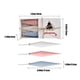 thumbnail image 3 of Herunwer Christmas Decorations 6 Piece 18cm Flocked Christmas Balls Christmas Decoration Set Christmas Tree Decorations Can Also Be Used For Other Party, 3 of 7