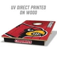 thumbnail image 5 of YouTheFan NCAA Louisville Cardinals 2' x 3' Cornhole Game No Bags, 5 of 5